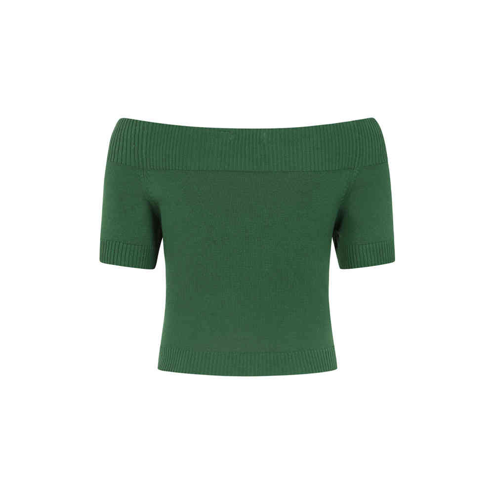 Banned - Lavinia Knitted Top - Green